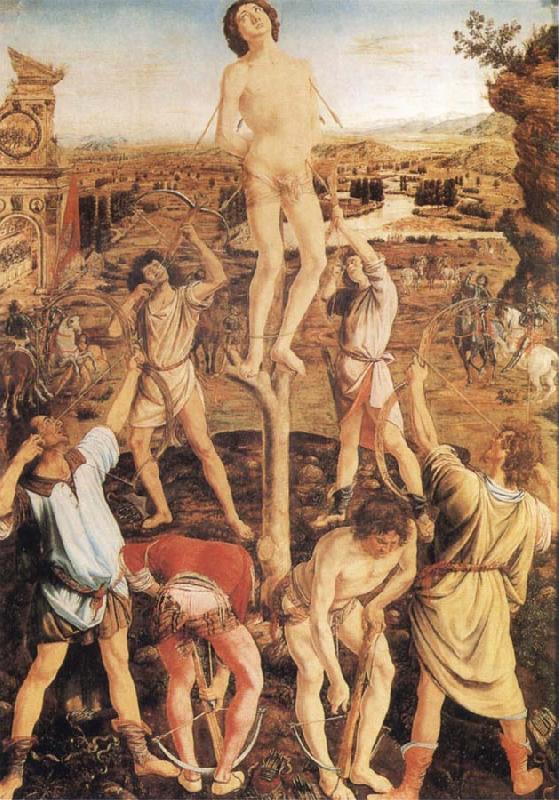 Antonio del Pollaiuolo The Martydom of St.Sebastian Sweden oil painting art